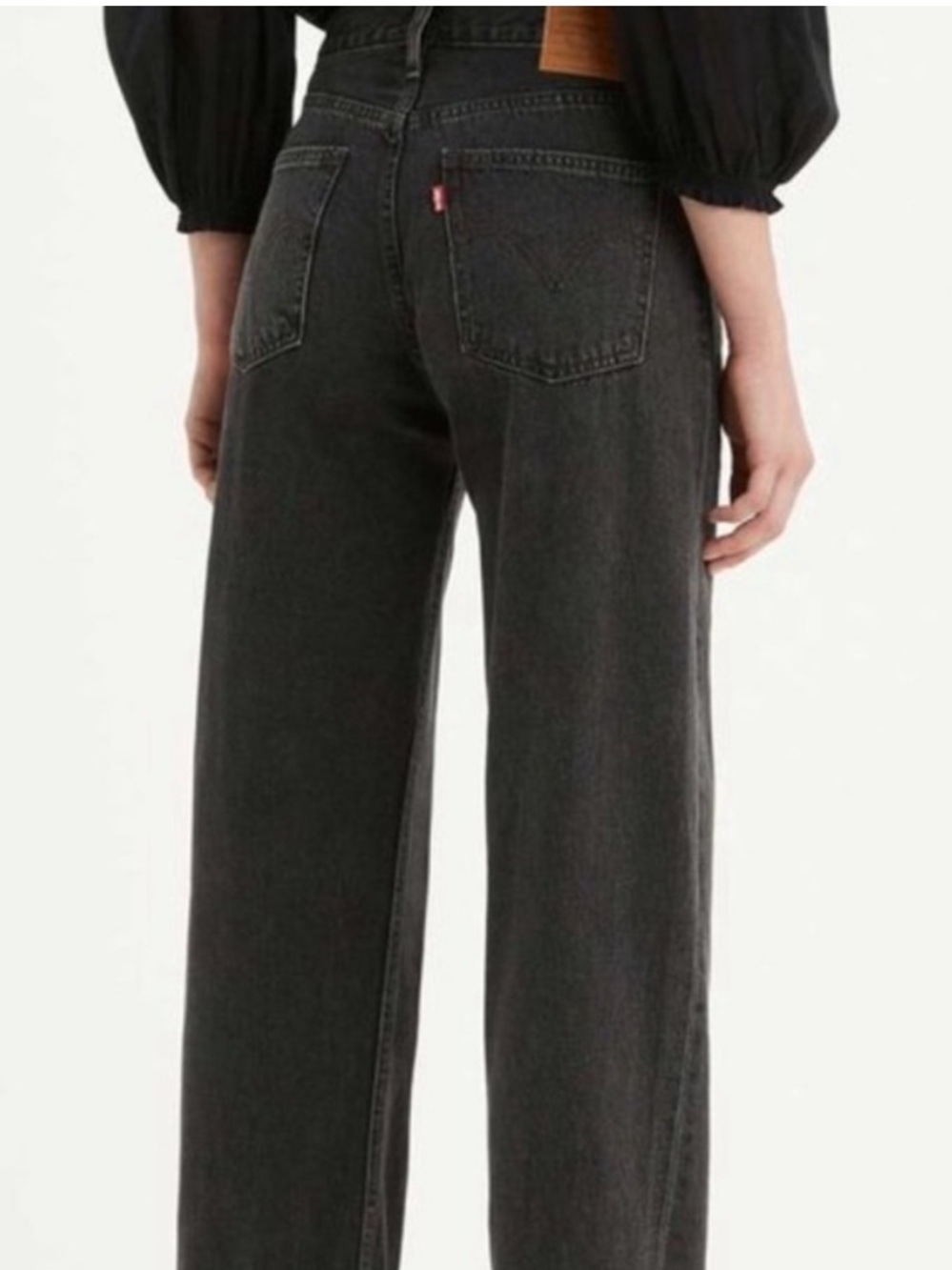 Levi's Women's High-Rise Dad Jeans — Black